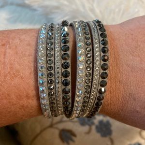 Gently used Swarovski wrap bracelet